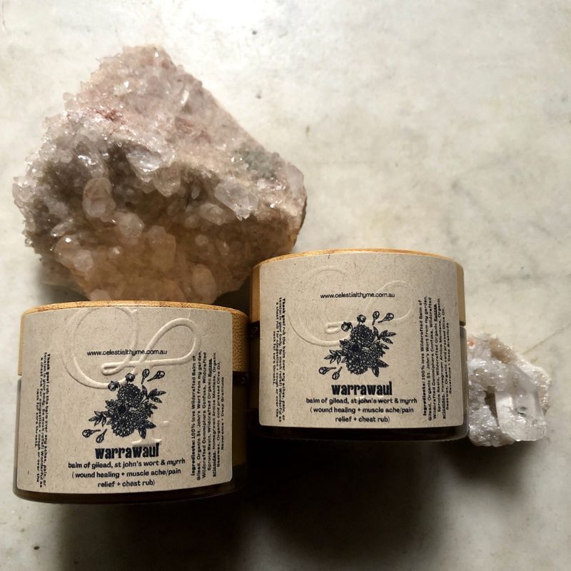 wildcrafted botanical resin balm